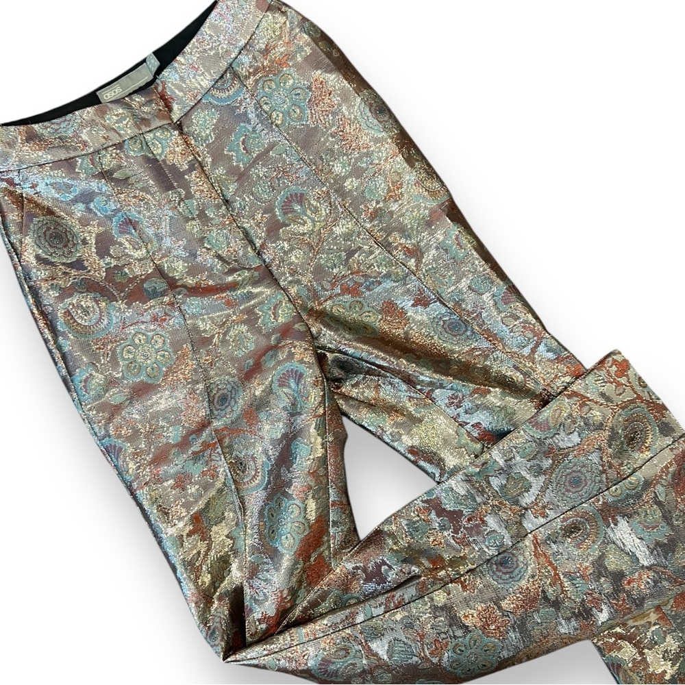 ASOS Metallic Flare Pants